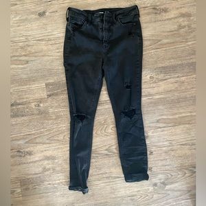 Distressed Rockstar skinny jeans